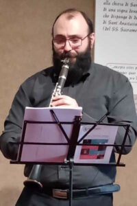 Prof. Francesco Mariano Insegnante di Clarinetto e Sassofono del Corpo Musicale Villasanta